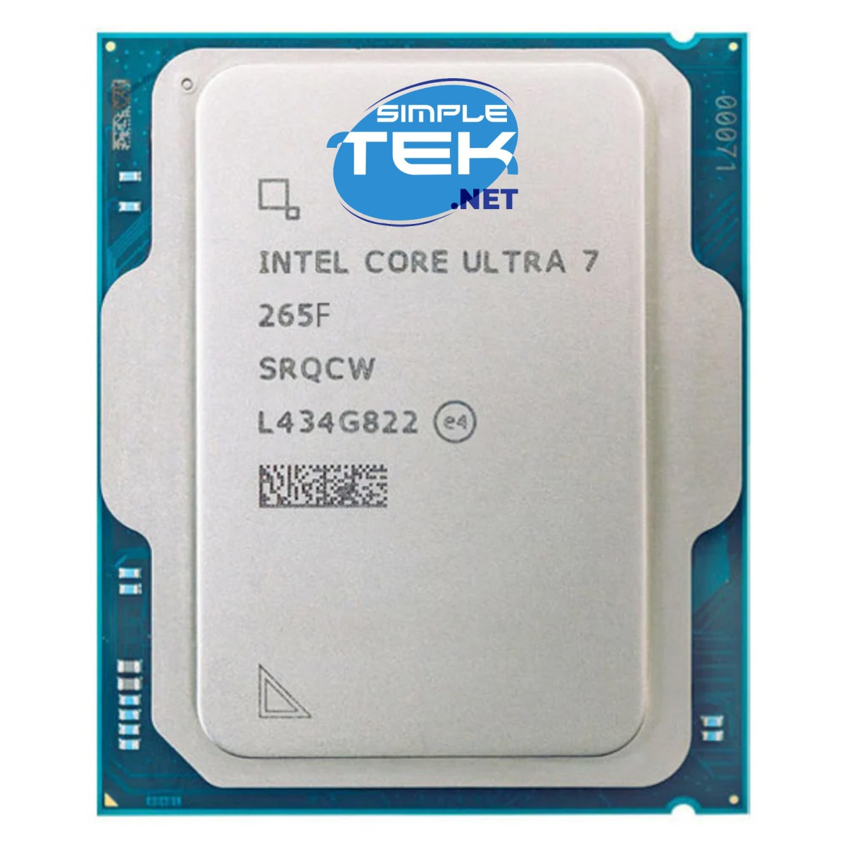 Procesor Intel Core Ultra 7 z logo SIMPLE TEK .NET.