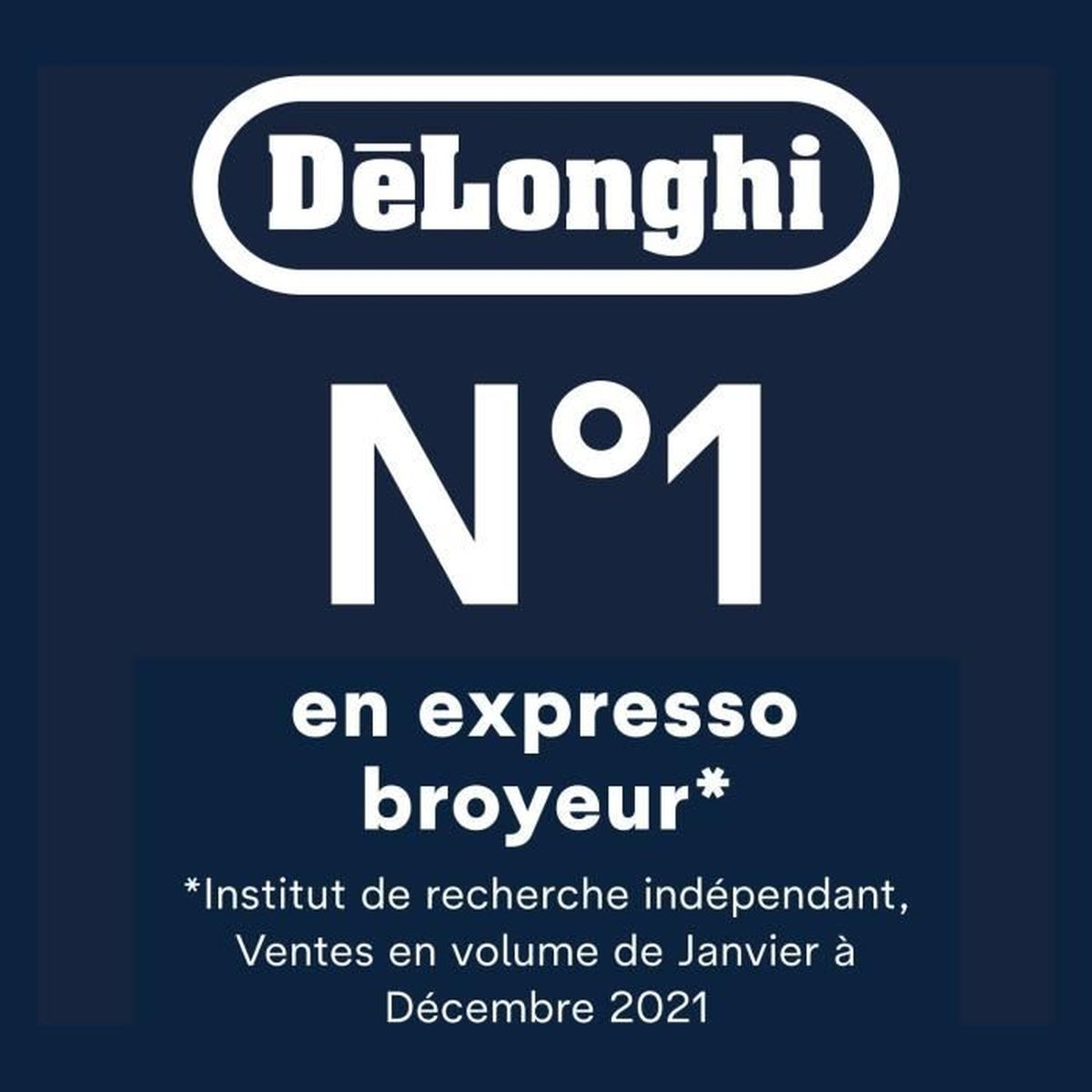 DeLonghi N°1 w ekspresach z młynkiem. Dane sty-gru 2021.