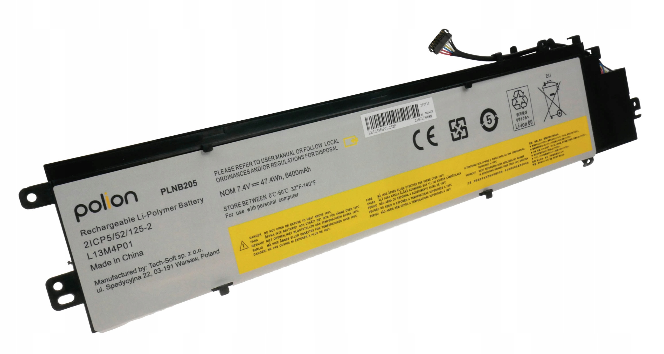 Akumulator Li-Polimerowy Polon, model PLNB205.