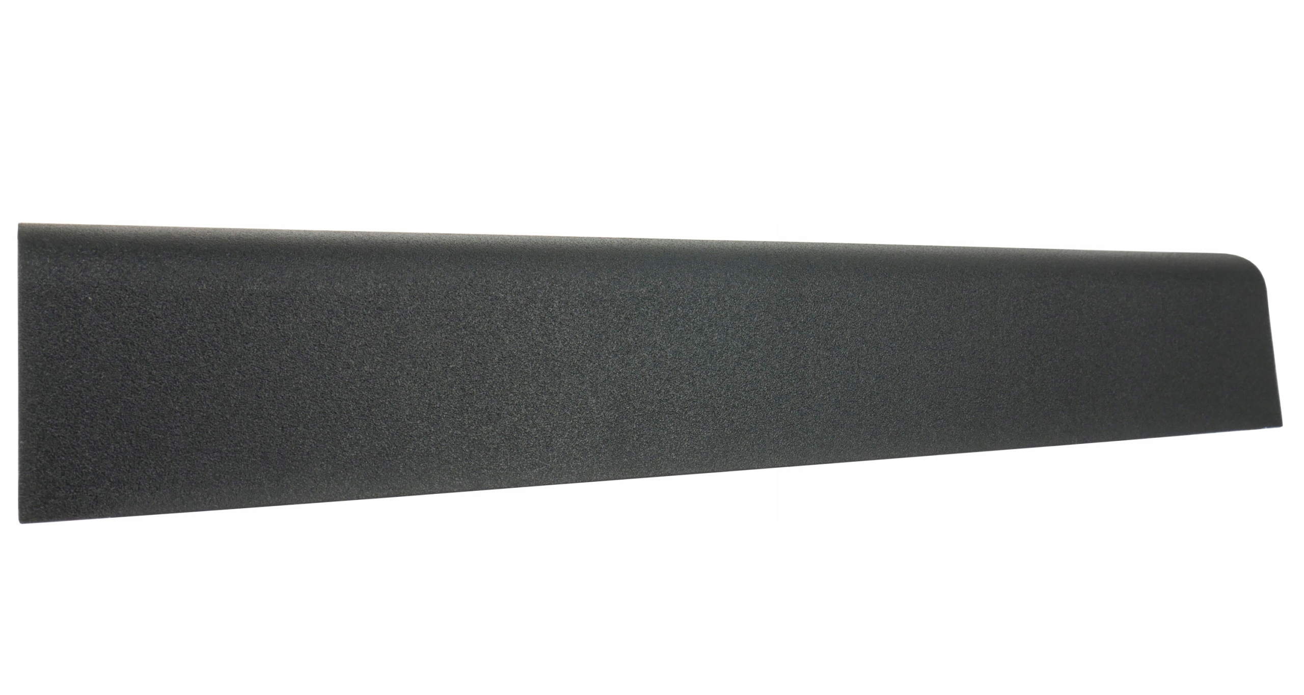 Ciemny, teksturowany prostokąt z zaokrąglonymi rogami na białym tle.