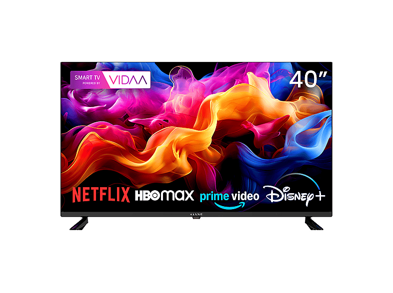 KIANO Elegance 40 Vidaa LED TV 40" (Flat, 40 Zoll / 100 cm, Full-HD, SMART TV)