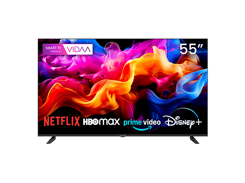 KIANO Elegance 55 Vidaa LED TV 55" (Flat, 55 Zoll / 139,7 cm, UHD 4K, SMART TV)