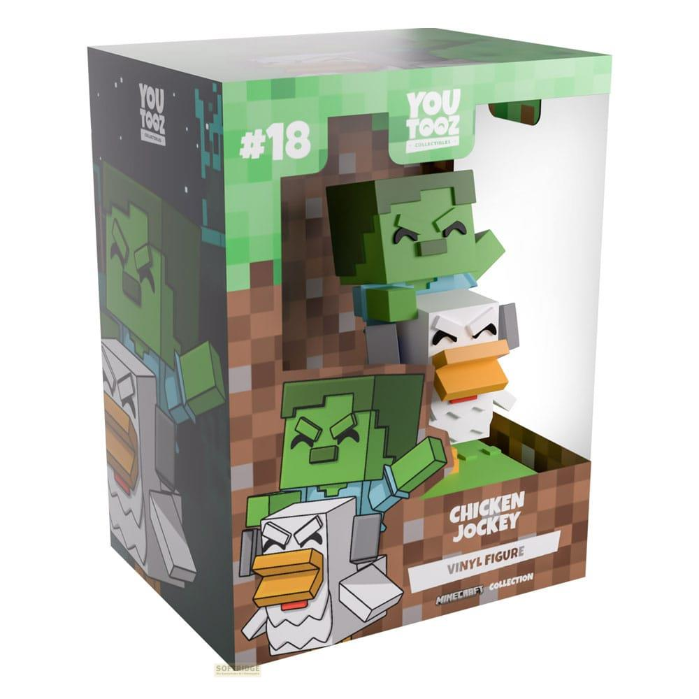 Minecraft-Sammlerstück: Hühnerreiter-Vinylfigur in Box, Nr. 18.