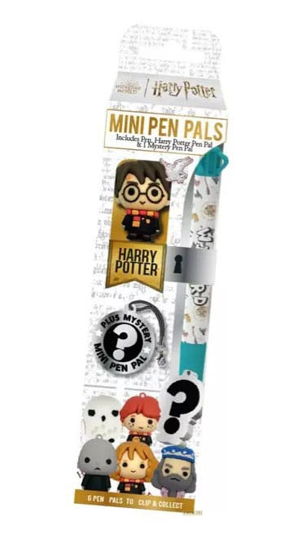 Harry Potter Mini Pen Pals mit 6 Figuren, Stiften und Anhängern.