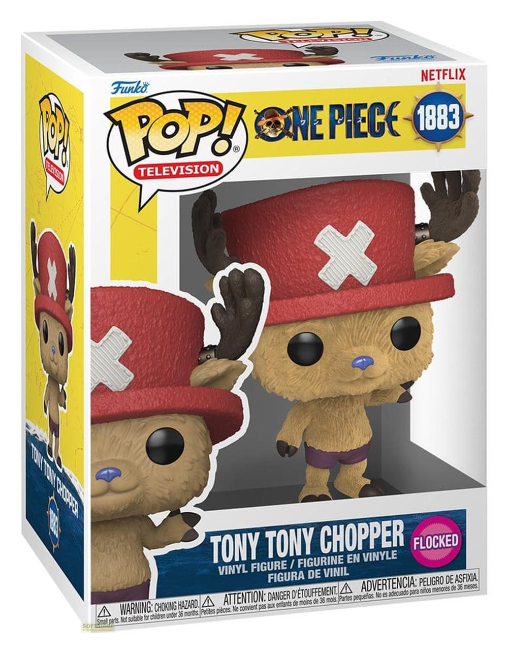 Funko Pop! Tony Tony Chopper Vinylfigur aus One Piece, Netflix-Edition.