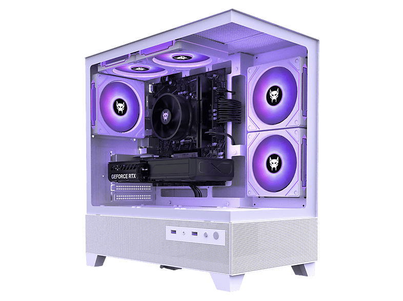 BEASTCOM Q5 | Pro Gaming, Gaming - PC mit AMD Ryzen™ 5, 16 GB RAM, 1 TB SSD, NVIDIA, NVidia GeForce RTX™ 3050, Windows 11 Pro