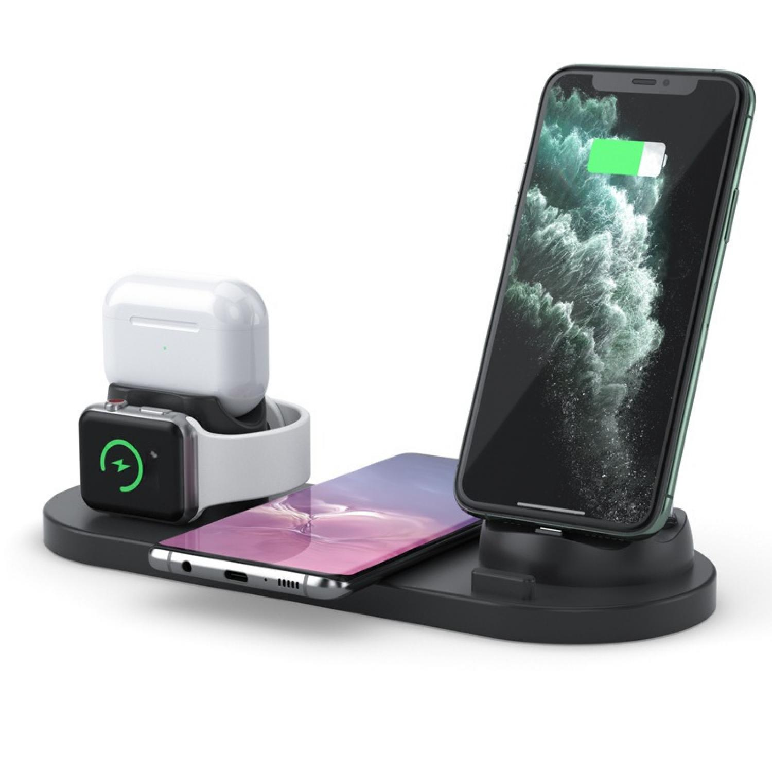 Ladestation für Apple Watch, iPhone und AirPods.