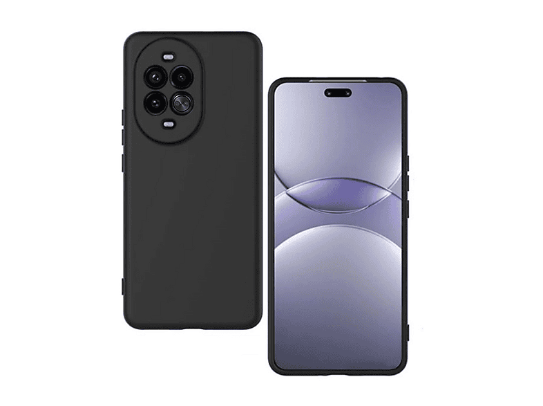 GPACK Huawei Nova 14 Pro Uyumlu Lansman Silikon İçi Kadife Telefon Kılıfı Siyah