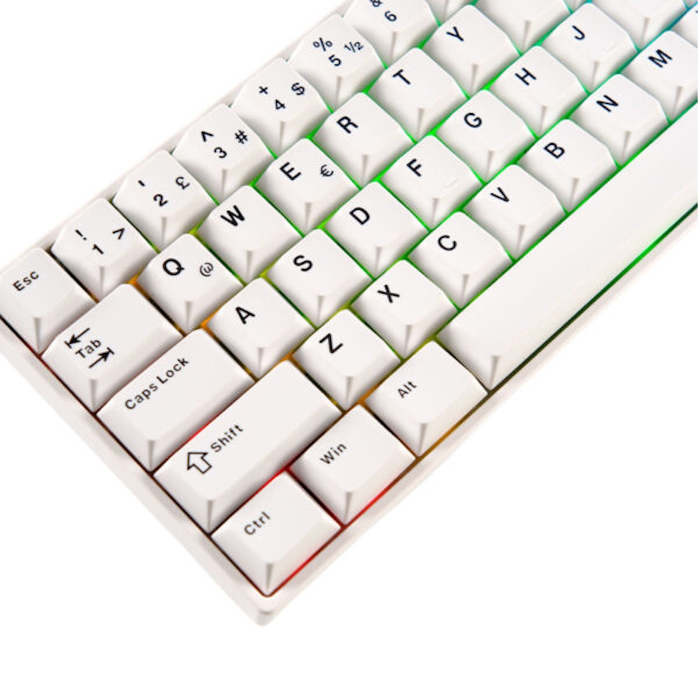 AKKO MONSGEEK FUN60 Max White Hall Effect Glare Manyetik Switch 8K