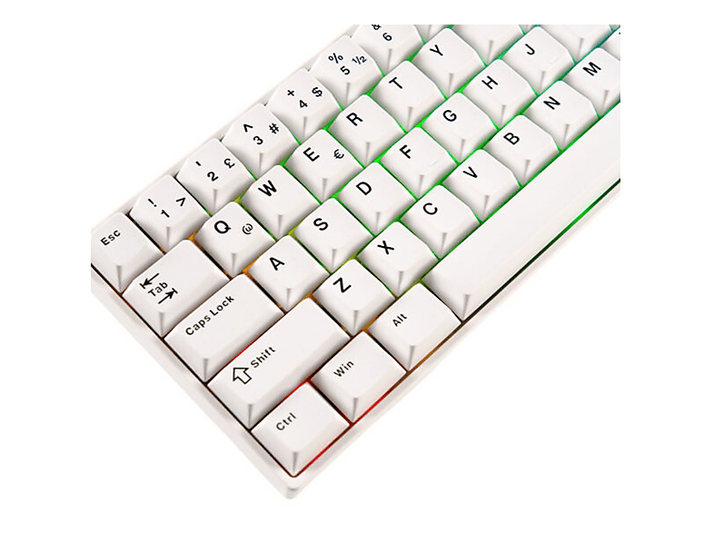 AKKO MONSGEEK FUN60 Pro White Hall Effect Glare Manyetik Switch 8K