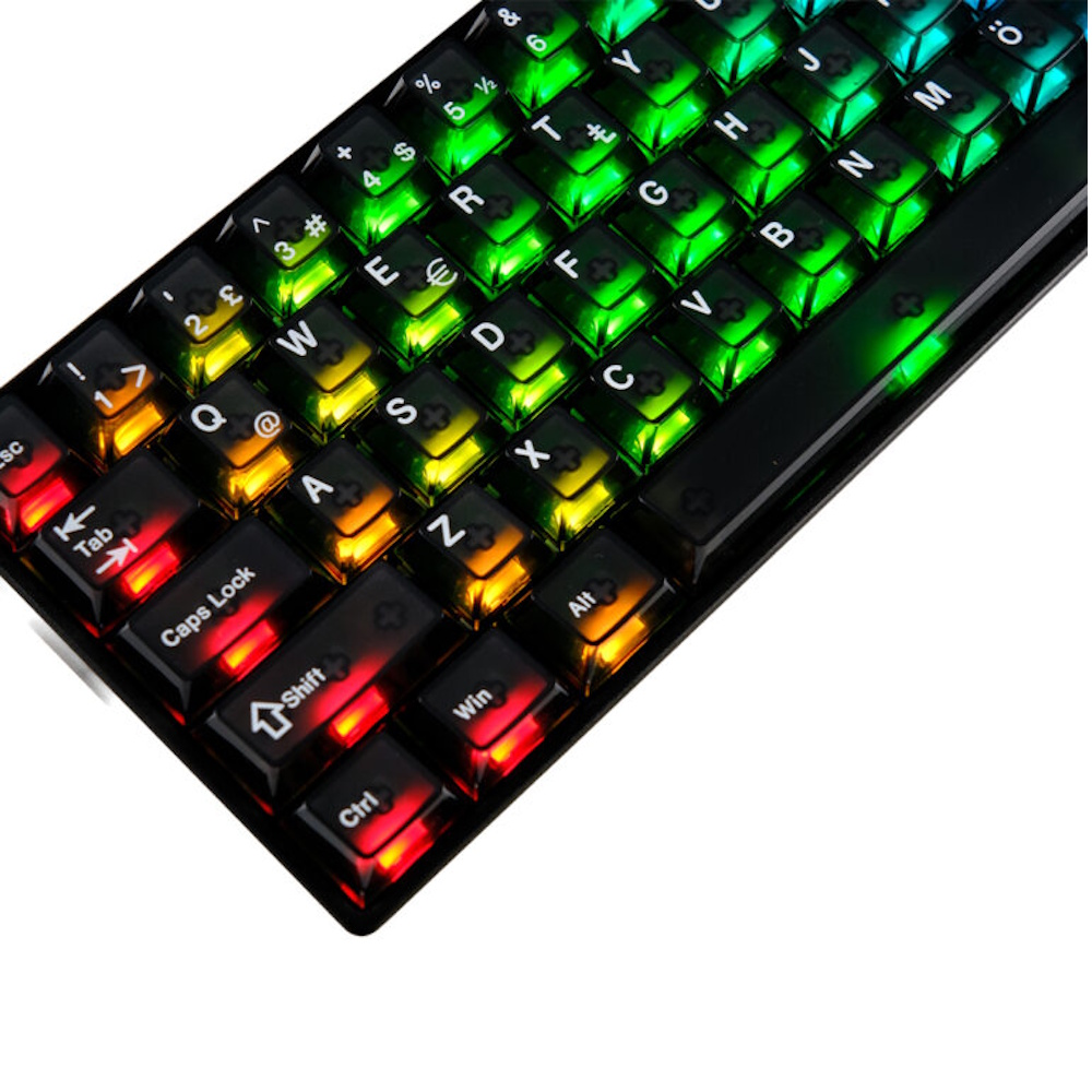 AKKO MONSGEEK FUN60 MAX Black Hall Effect Glare Manyetik Switch 8K