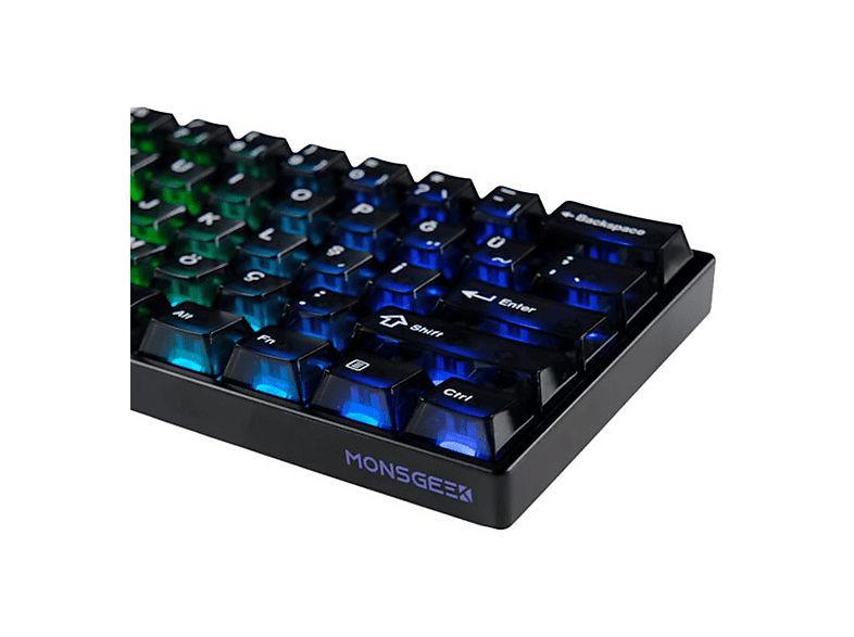 AKKO MONSGEEK FUN60 MAX Black Hall Effect Glare Manyetik Switch 8K
