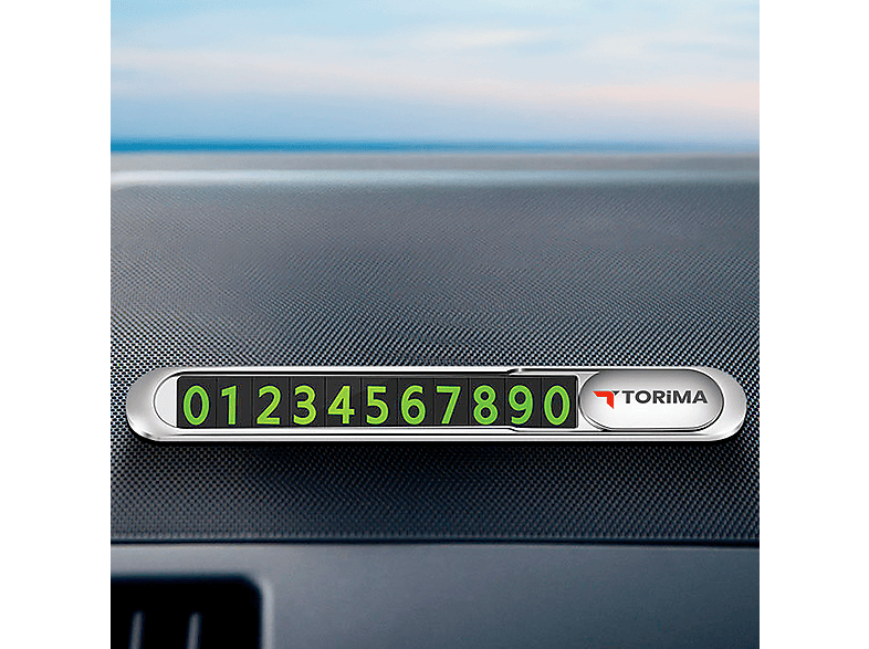 TORIMA JX051 Fosforlu Oto Cam Kartı Araç İçi Telefon Numaratörü
