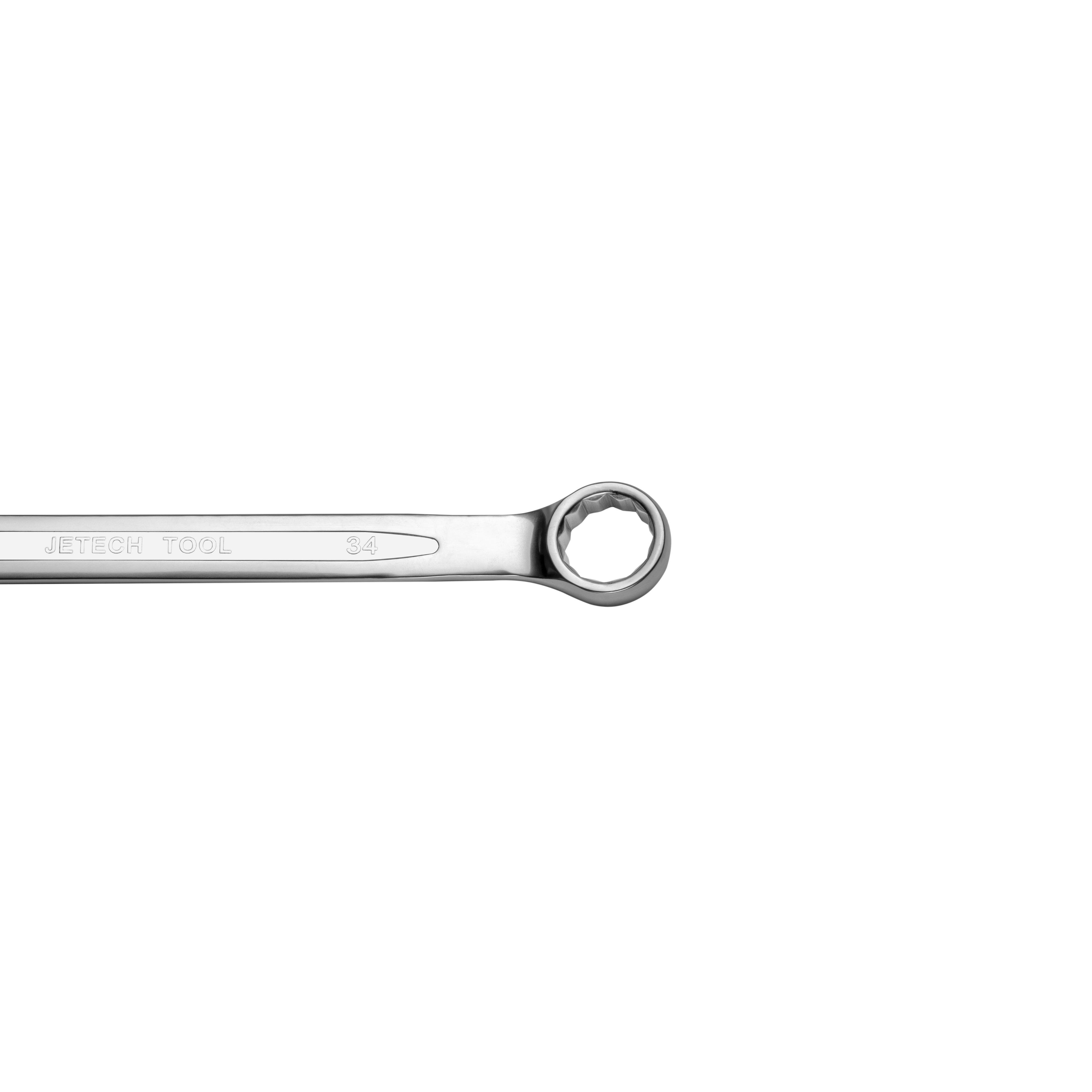 Chiave inglese argentata con iscrizione JETWCH TOOL 34.