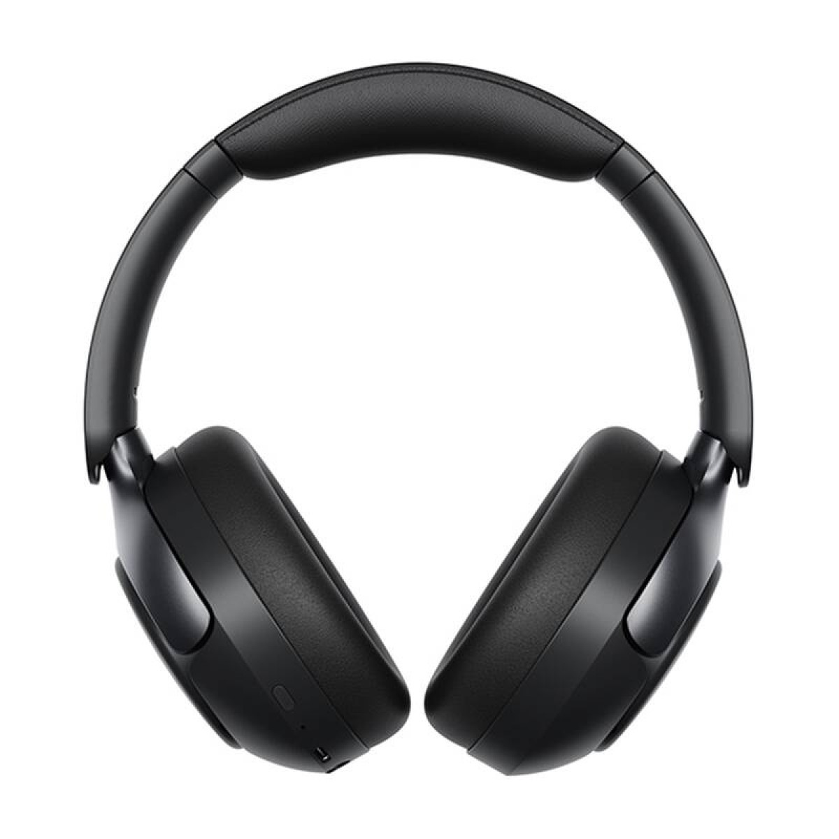 Schwarze Over-Ear-Kopfhörer mit gepolstertem Bügel und Ohrmuscheln.