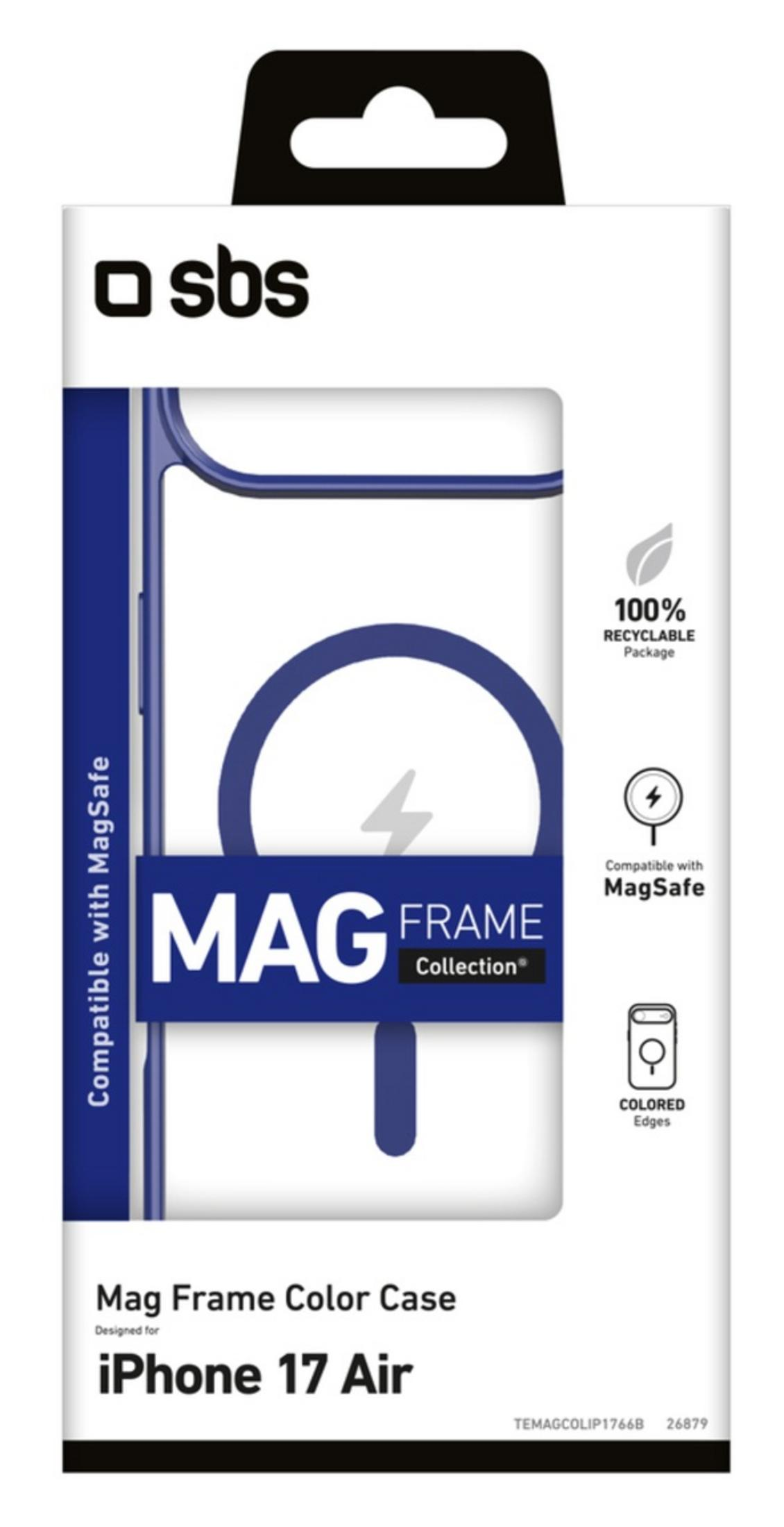 SBS Mag Frame Hülle für iPhone 17 Air, 100% recycelbar.