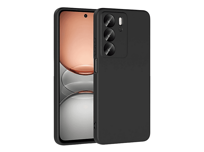 GPACK Realme C75 Uyumlu First Silikon Telefon Kılıfı Siyah