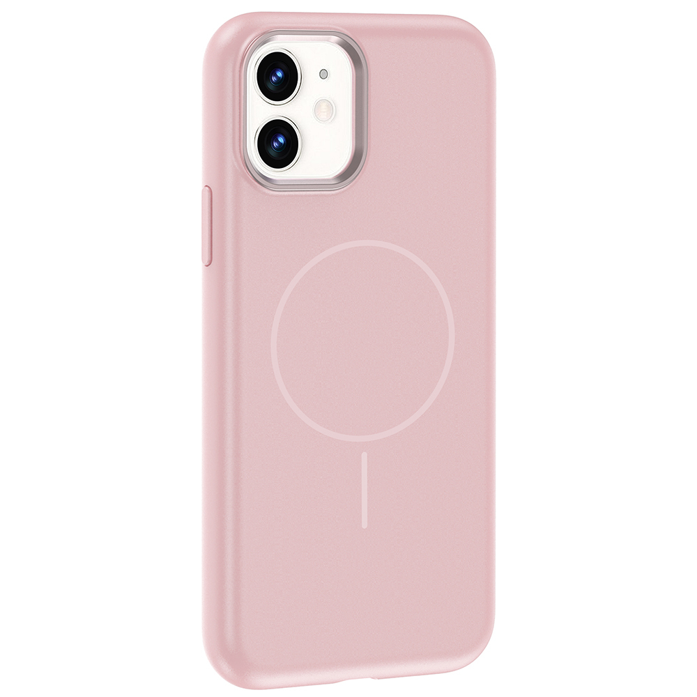 GPACK iPhone 11 Uyumlu Edi Silikon M-Safe Şarj Özellikli Telefon Kılıfı Rose Gold