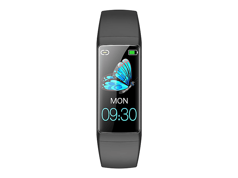 INF 391103 Smartwatch Silikon, Schwarz