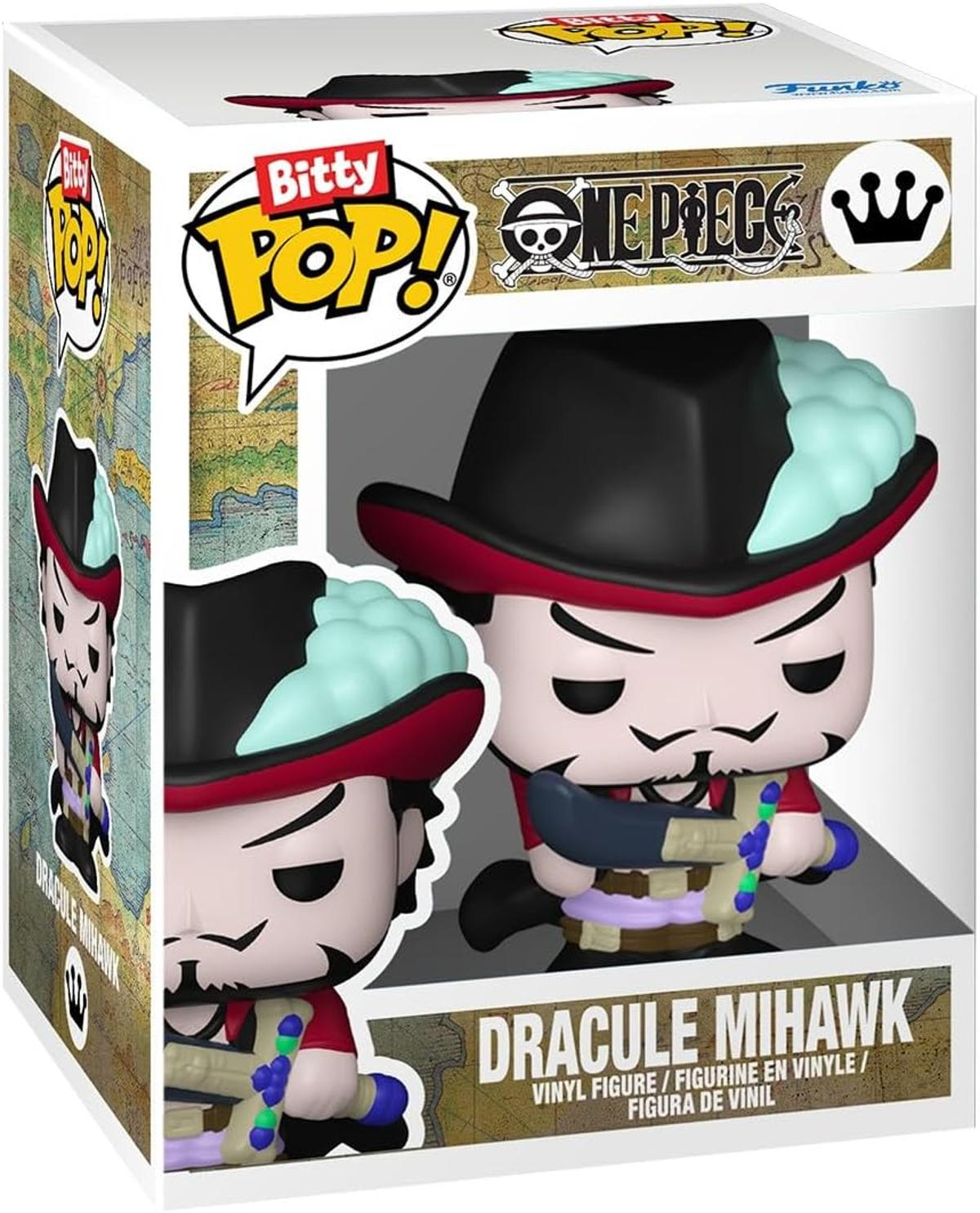 Funko Pop Vinyl Figur von Dracule Mihawk aus One Piece in der Originalverpackung.