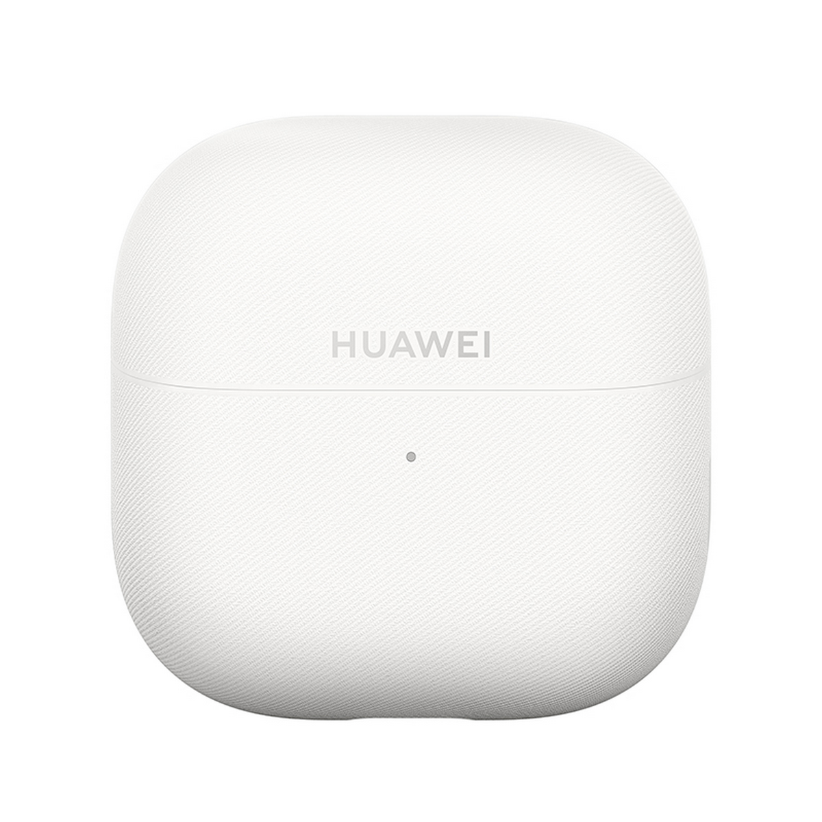 Witte Huawei oordopjeshoes met licht gestructureerd oppervlak.