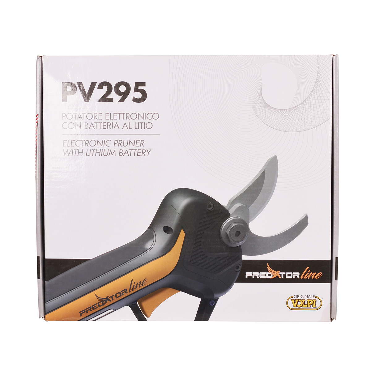 Pudełko na elektroniczną sekator PV295 z baterią litową.