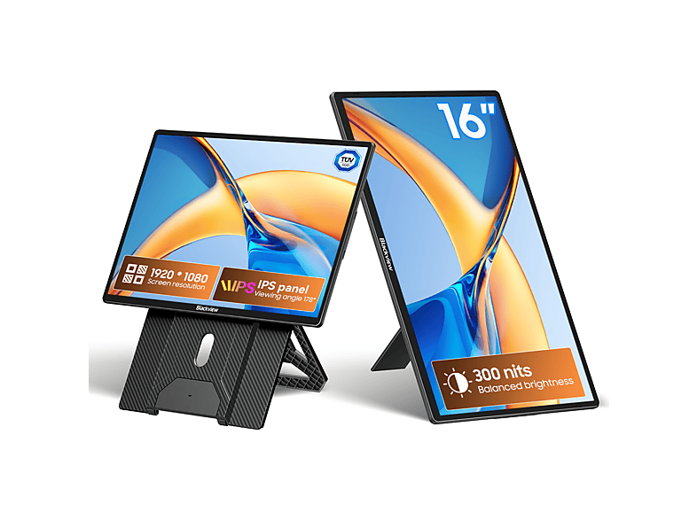 BLACKVIEW Table 9 16 Zoll Full-HD Portable Monitor (5 ms Reaktionszeit  )
