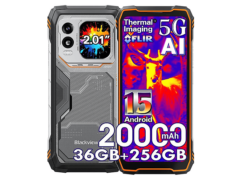 BLACKVIEW XPLORE 1 Pro 5G 256 GB Orange Dual SIM