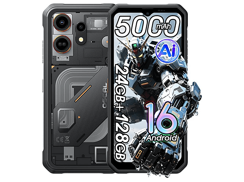OSCAL MARINE 3 128 GB Schwarz Dual SIM
