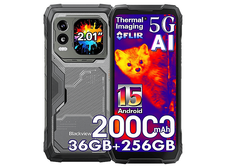 BLACKVIEW XPLORE 1 Pro 5G 256 GB Schwarz Dual SIM