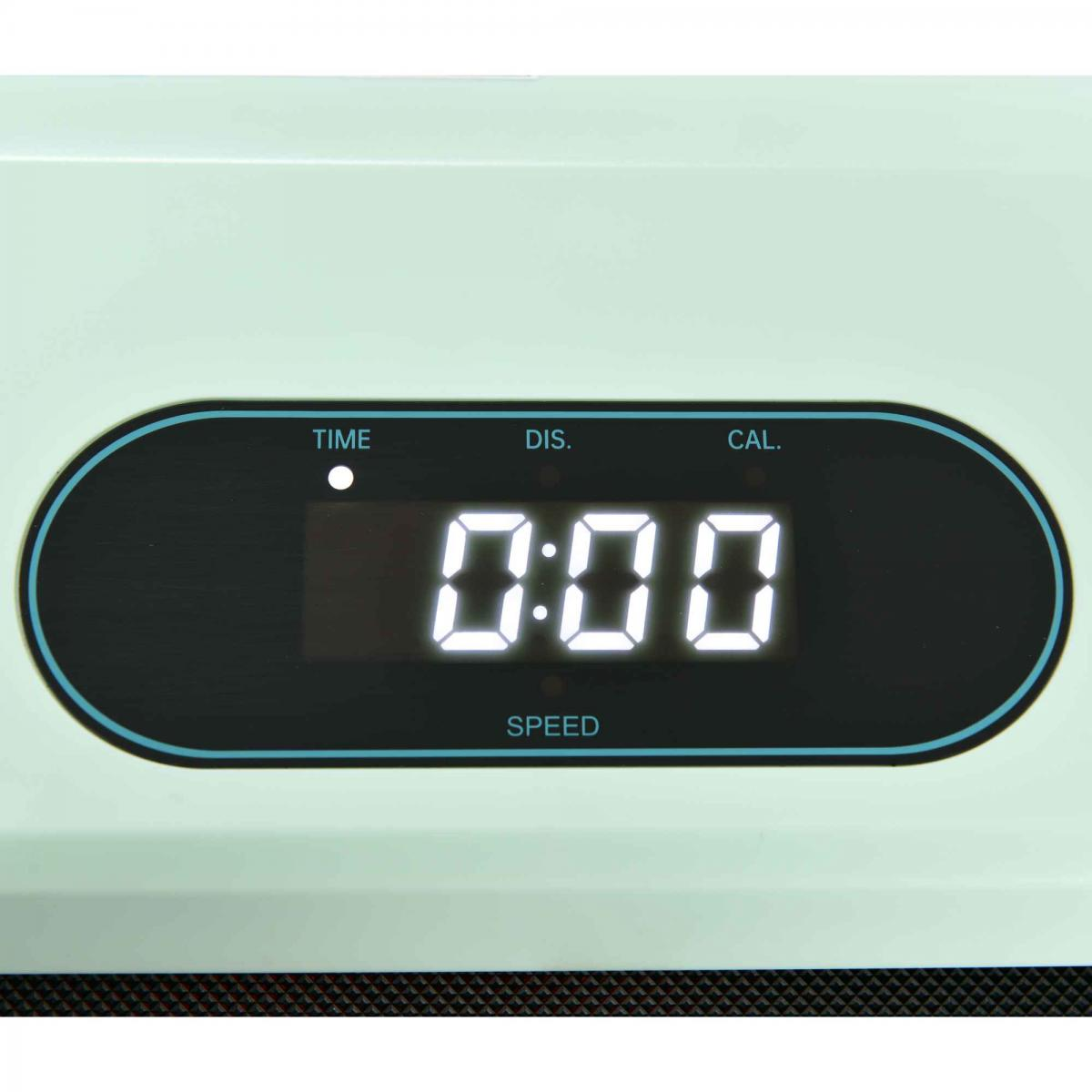 Digitalanzeige auf einem hellgrünen Gerät mit 0:00 Zeit.