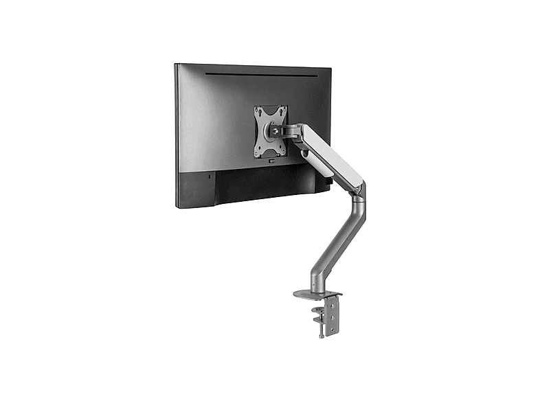 TWISTED MINDS TM-63-C06 Mekanik Amortisör Düz/Kavisli Ekran 17"-32" Max 9 Kg Tek Monitör Kolu Monitör Kolu Gri