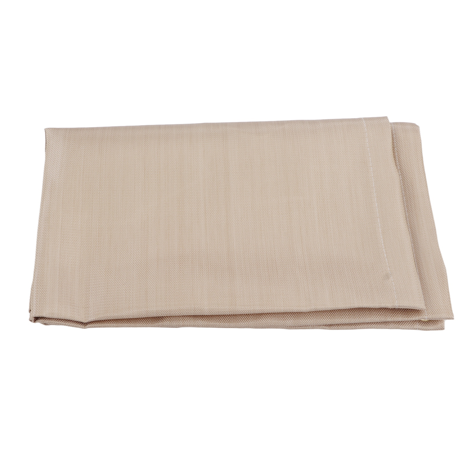 Ein beige faltiges Tuch mit texturierter Oberfläche.
