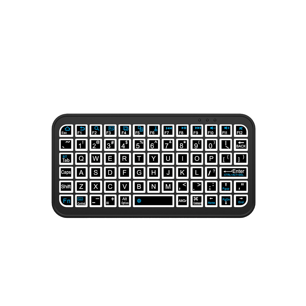 TORIMA M7 Kablosuz Rgb Işıklı  Mini Bluetooth Klavye Siyah