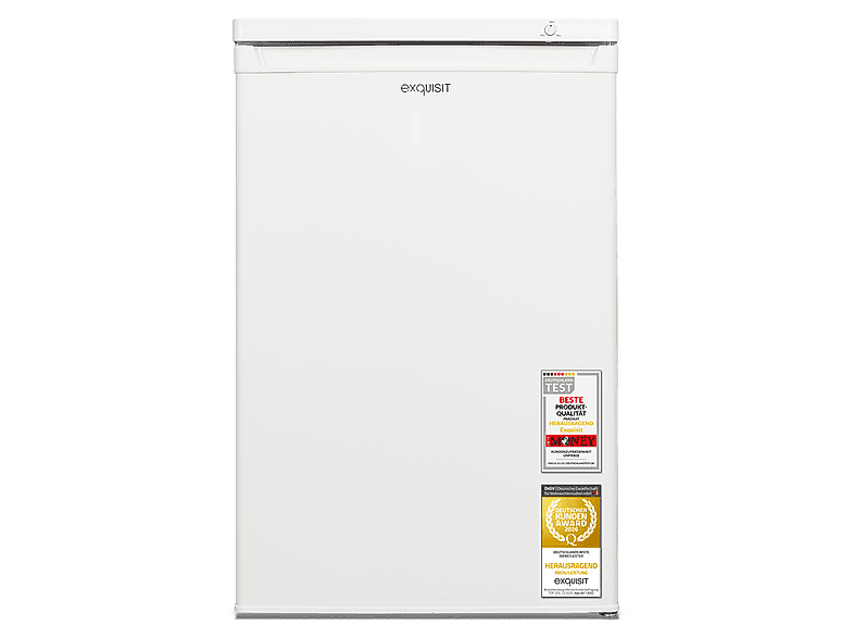 EXQUISIT GS512-040E weiss Gefrierschrank (E, 855 mm hoch)