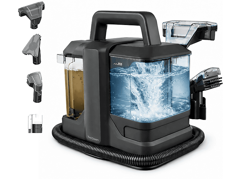 VIVID GREEN VG001790 750W Vlekkenreiniger Matzwart | MediaMarkt