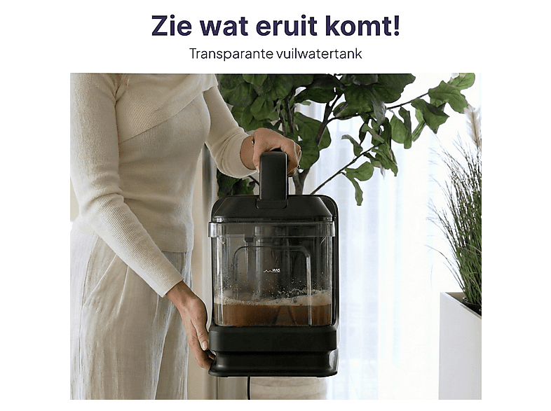 Vivid Green FiberFresh Plus Tapijtreiniger, Zwart, 450W, 1L