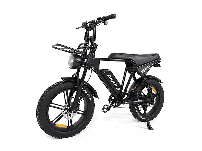 ATLAS TREK V8 Citybike (Laufradgröße: 20 Zoll, Unisex-Rad, Black)