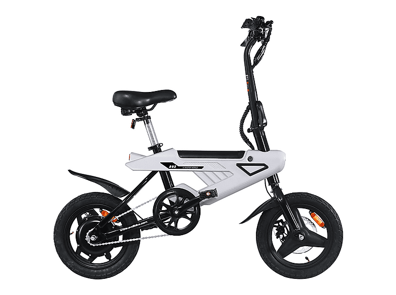 AVDL A02 Kompakt-/Faltrad (Laufradgröße: 14 Zoll, Unisex-Rad, White)