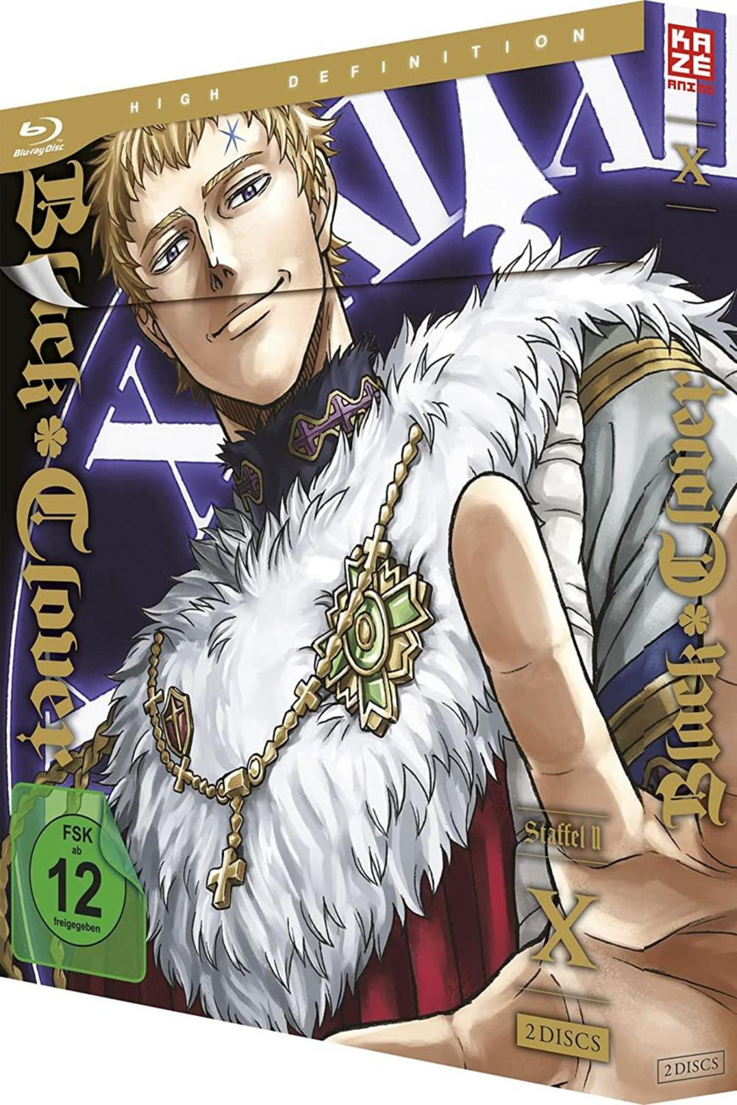 Anime-Charakter mit blonden Haaren, blauen Augen, trägt weißen Pelzkragen und Goldkette.