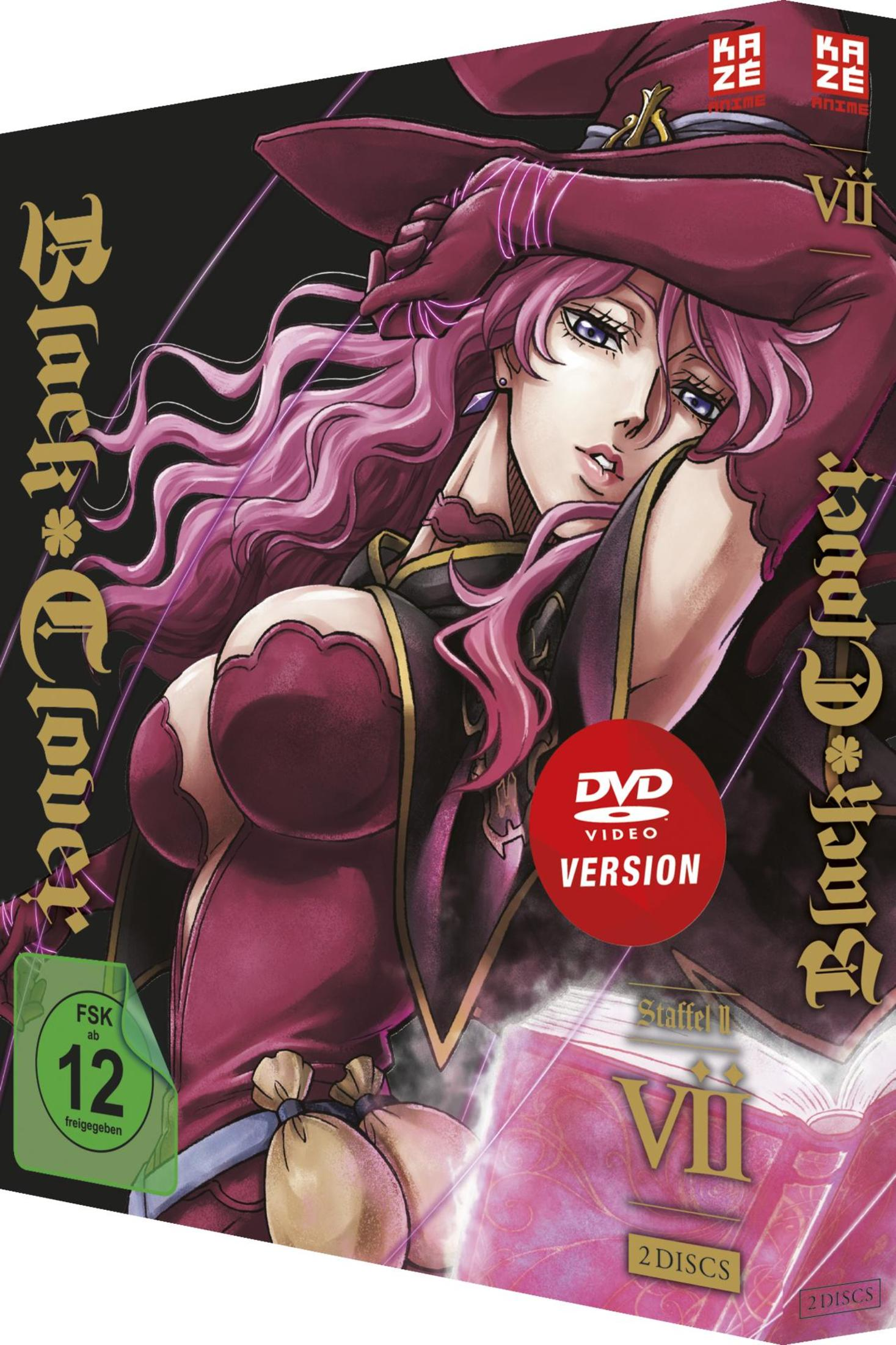 Anime-DVD-Cover mit einer Frau mit rosa Haaren und rotem Hut.