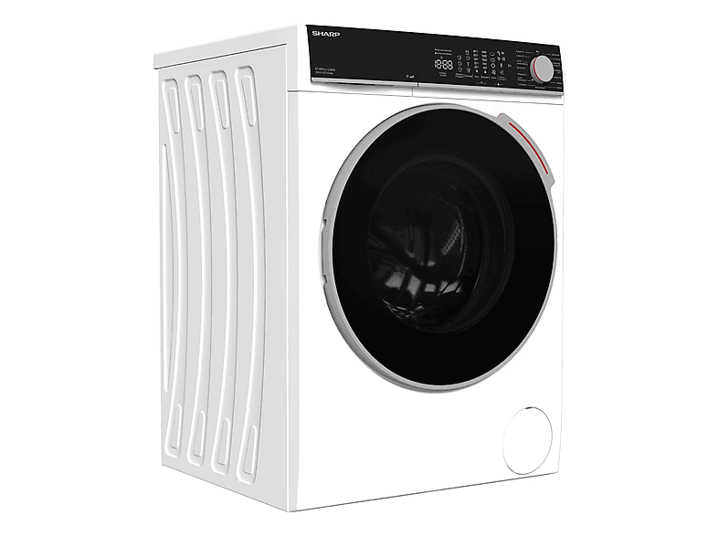 SHARP ES-WNFL014CWDA-DE Waschmaschine (10 kg, 1400 U/Min., A)