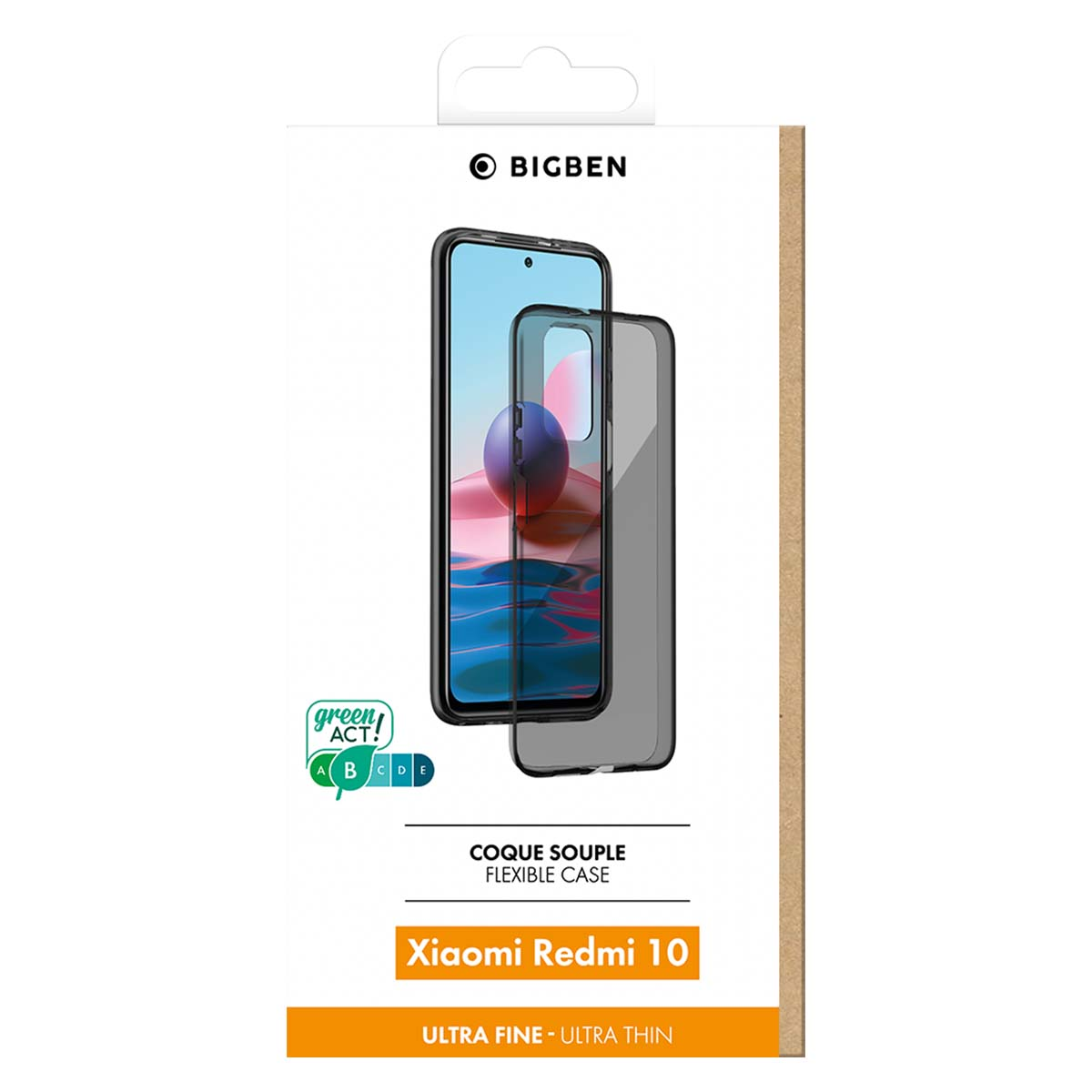 Confezione per una custodia flessibile per Xiaomi Redmi 10.