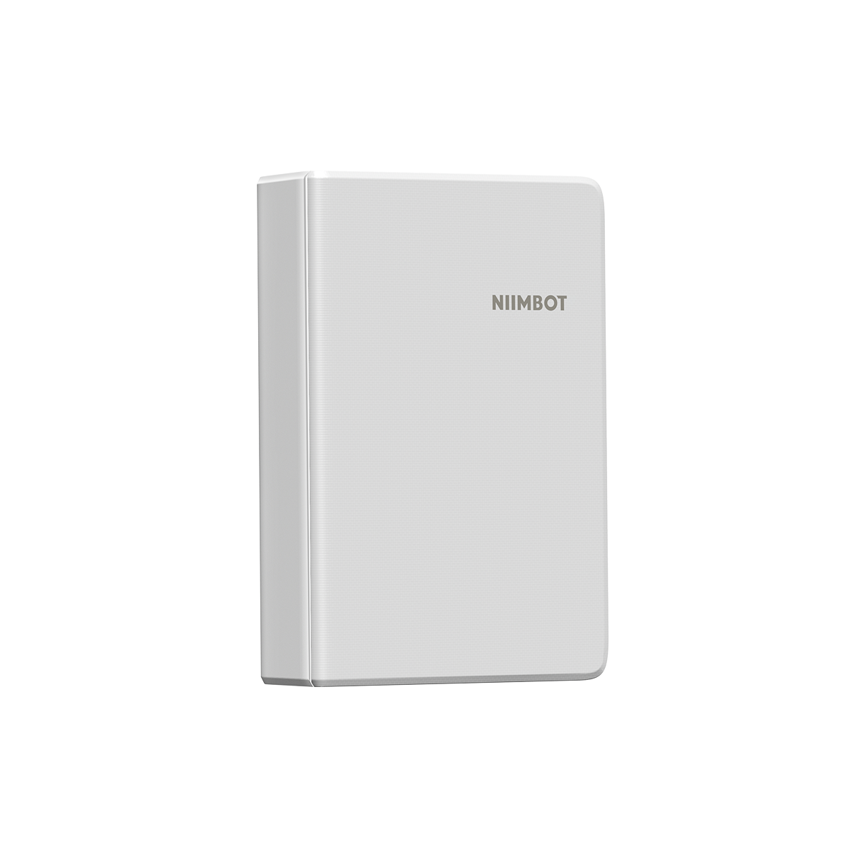 Biała drukarka z napisem NIIMBOT.