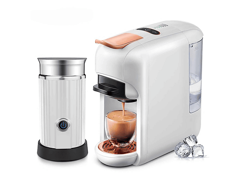 BYTELIKE 19 Bar 5-in-1 7 Stufen 1450W Kapselmaschinen Transparent