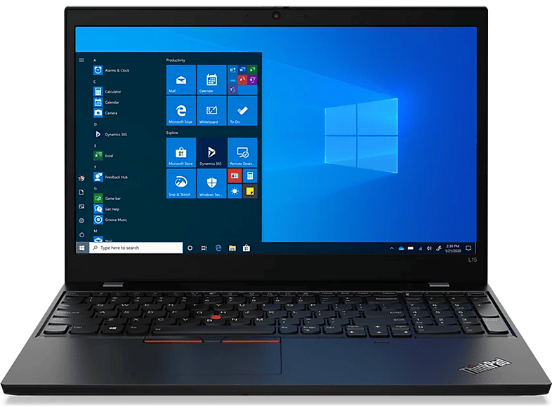 LENOVO ThinkPad L15 G1, Notebook, mit 15,6 Zoll Display, Intel® Core™ i7, 16 GB RAM, 512 GB SSD, Intel® UHD Graphics, Schwarz, Windows 11 Pro