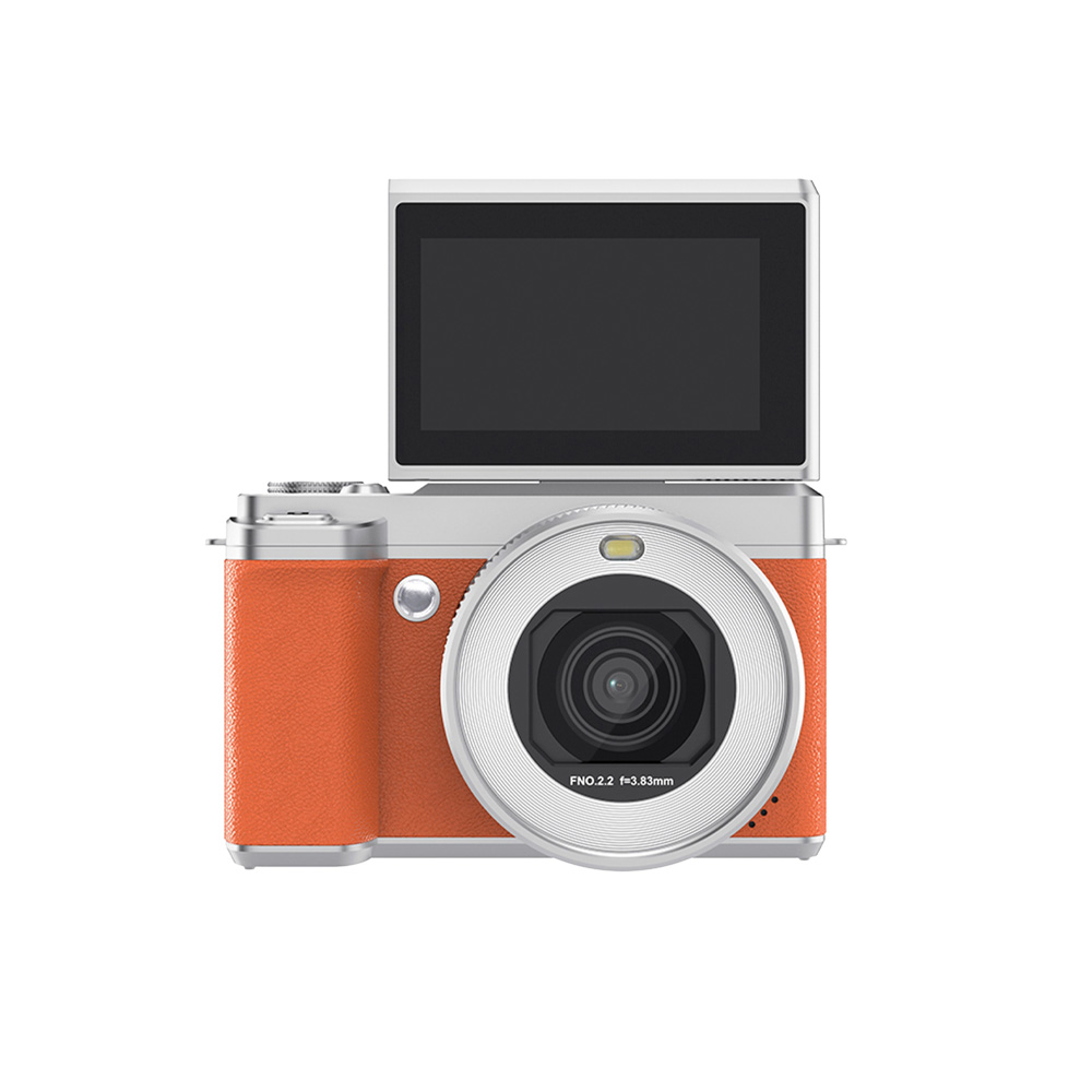 TORIMA CMR45 Video Kamera Wifi 5K Dijital Fotoğraf Makinesi Turuncu