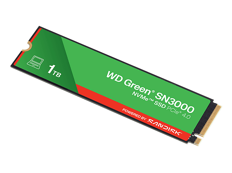 SANDISK WD Green SN3000 NVMe SSD 1TB M.2 2280 Eingabe / Ausgabe
