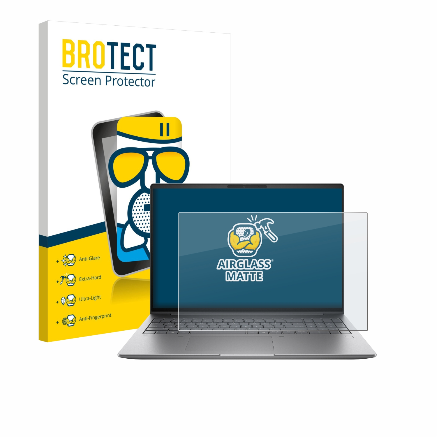 BROTECT Displayschutzfolie für Laptops mit Funktionen wie Anti-Glare.