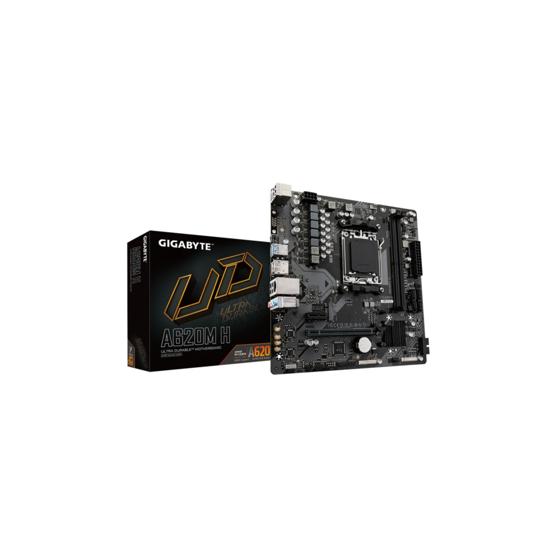 GIGABYTE A620M H 6400MHz(OC) M.2 AM5 AMD A620 DDR5 micro ATX Anakart